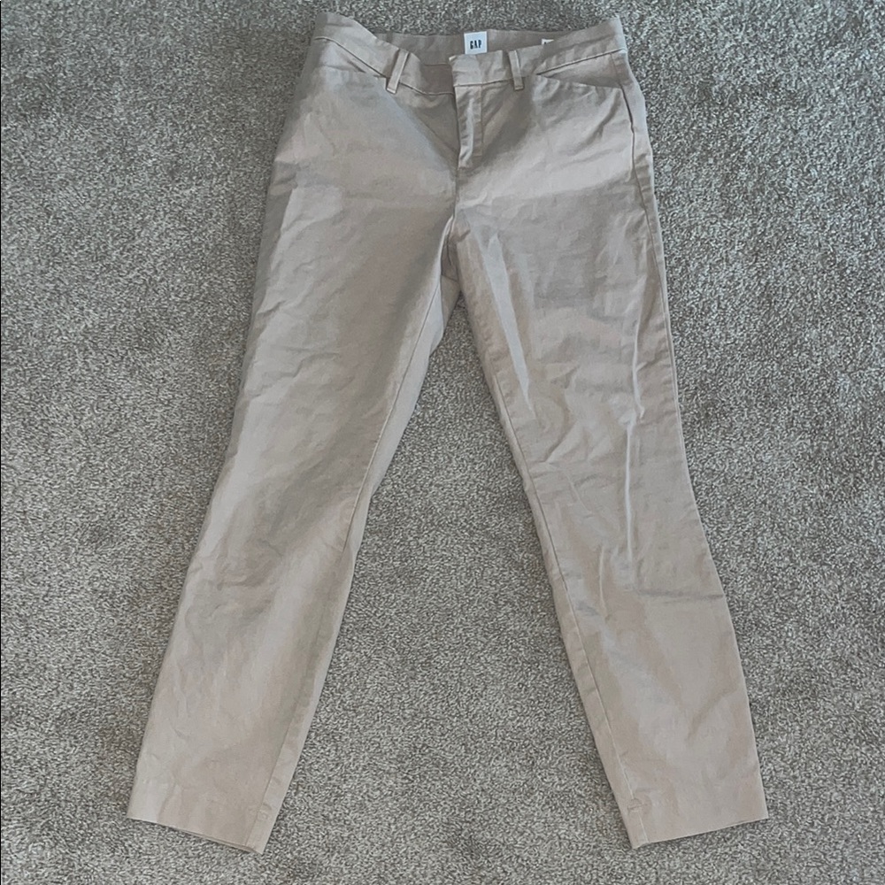 GAP Tan Straight Leg Pants